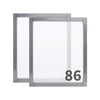 86 White Mesh, 25 x 36 inch Aluminum Frame