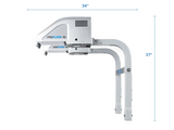 proplace iq equipment with dimensions on a white background