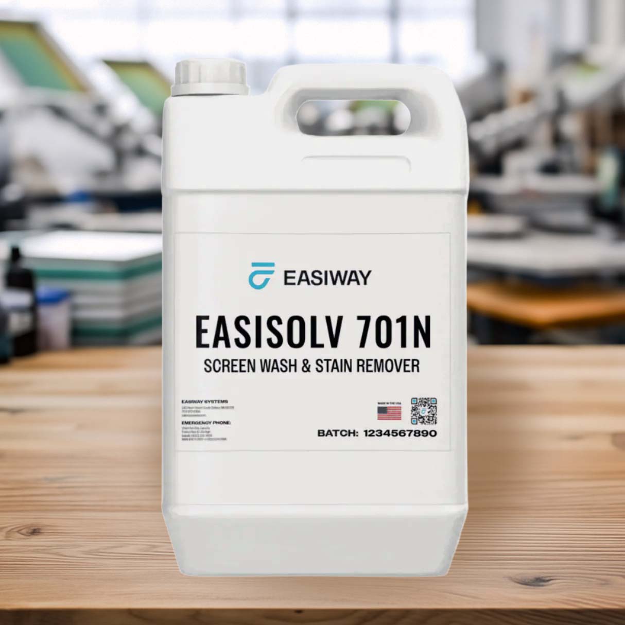 EASISOLV 701N screen wash & stain remover gallon
