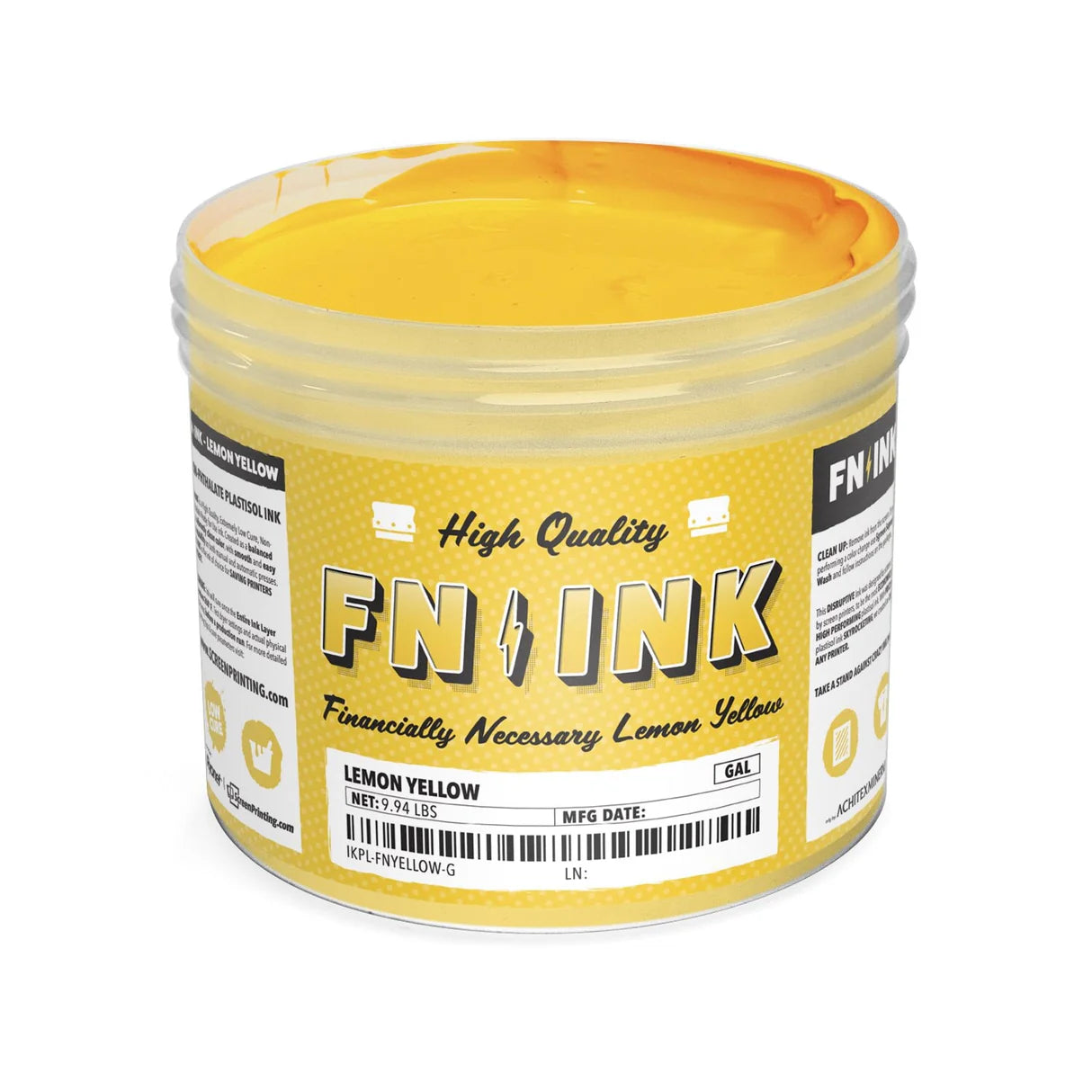 FN-INK™ Lemon Yellow Plastisol Ink