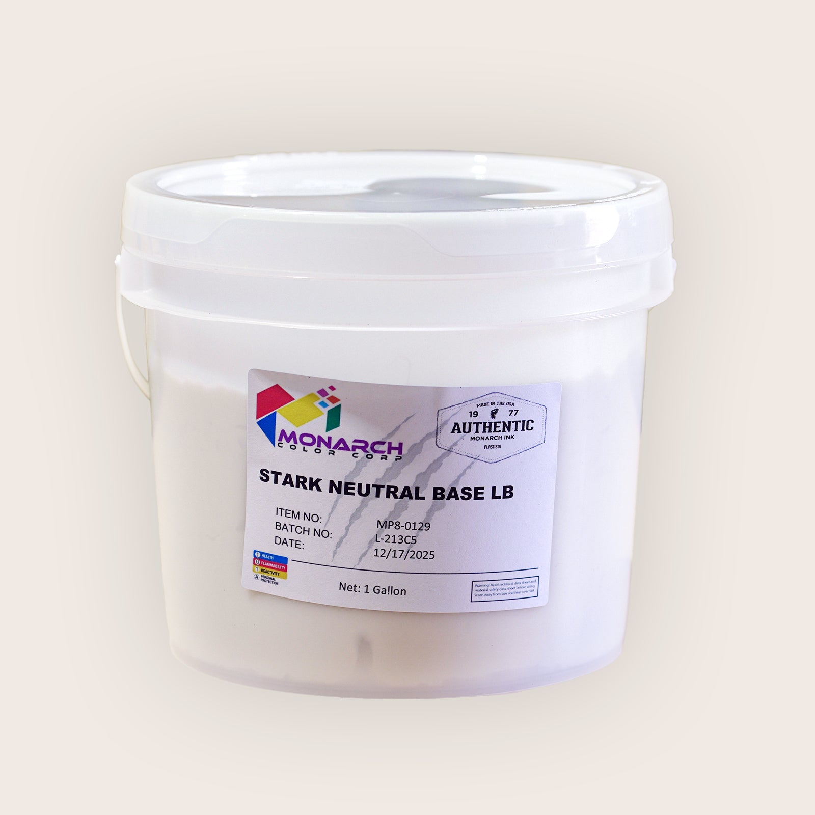 Monarch Vivid Stark Neutral Base LB Plastisol Ink