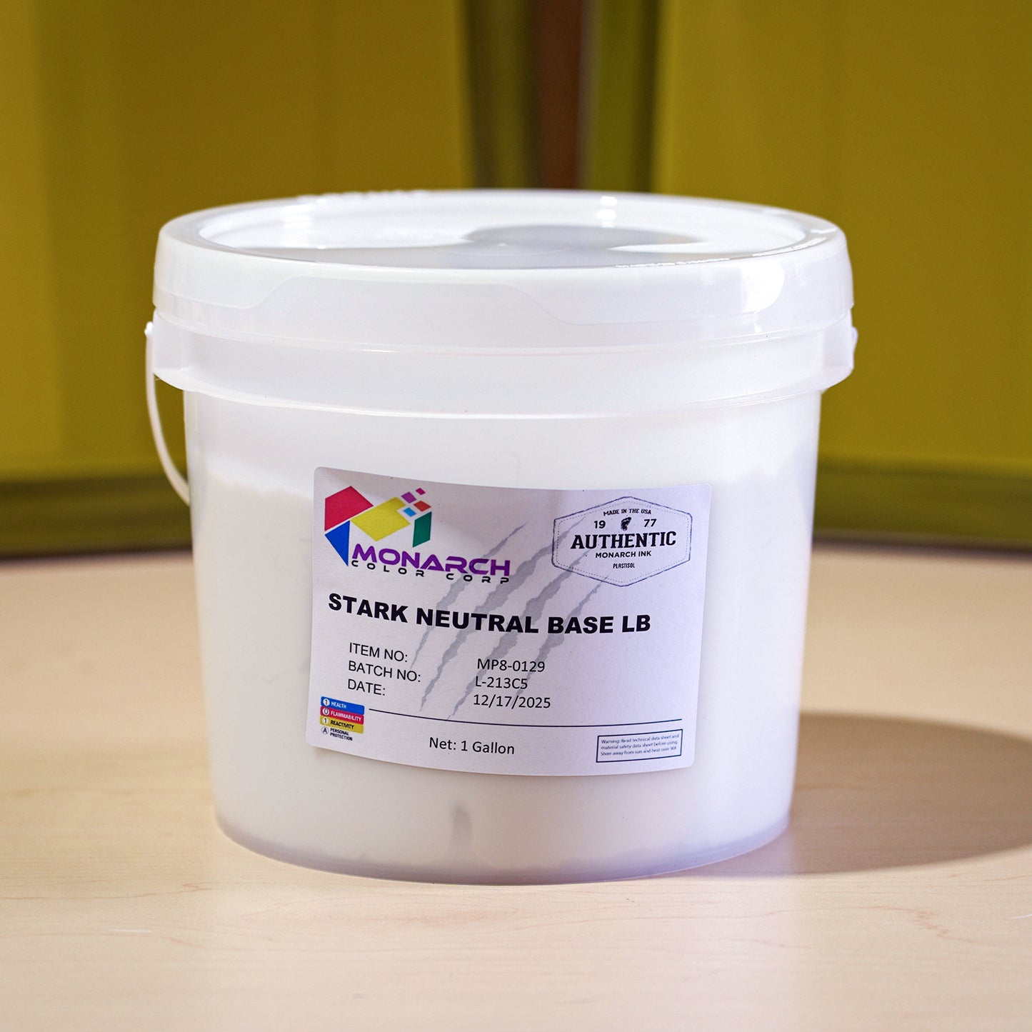 Monarch Vivid Stark Neutral Base LB Plastisol Ink