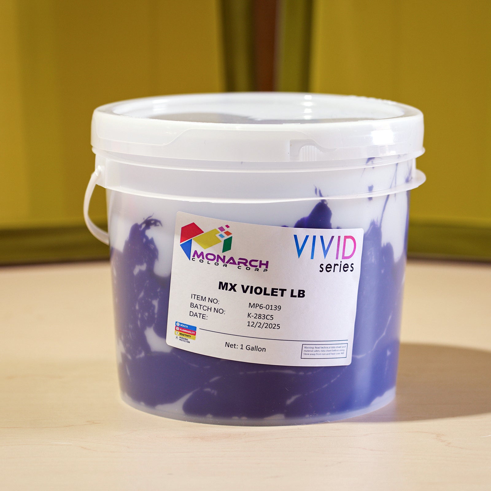 Monarch Vivid MX Violet LB Plastisol Ink, Gallon