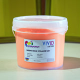 Monarch Vivid Neon Rich Yellow LB Plastisol Ink, Gallon