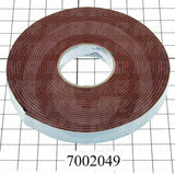 Roll of brown tape on a grid background with the number 7002049.