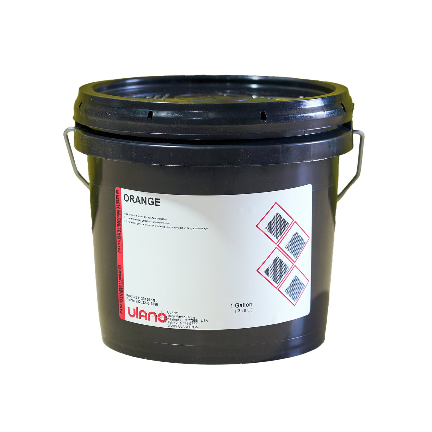 1 gallon ulano orange emulsion on a white background