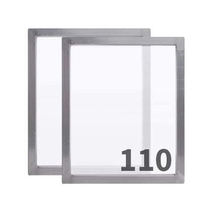 110 white mesh aluminum screen printing frames