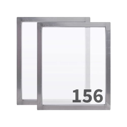 156 white mesh aluminum screen printing frames