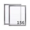 156 White Mesh, 25 x 36 inch Aluminum Frame