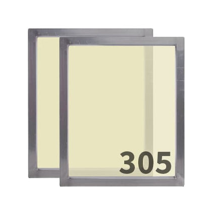 305 yellow mesh aluminum screen printing frames