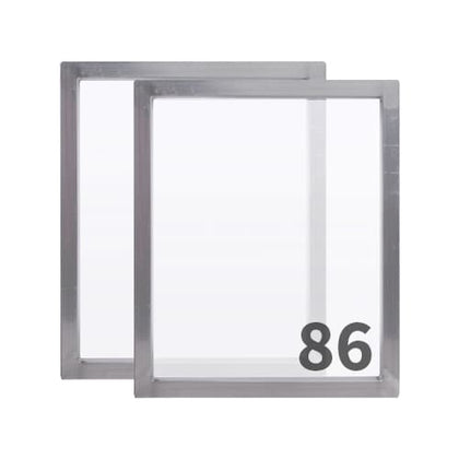 86 white mesh aluminum screen printing frames