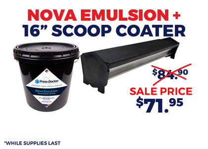 Nova Emulsion +16 inch Scoop Coater Kit