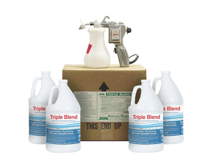 Mystic Spray Gun with 4 Gallons of Triple Blend Spot Remover Kit